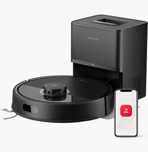 Roborock robotic vacuum black - roborock,