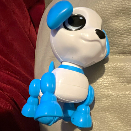 Blue white electronic - blue,