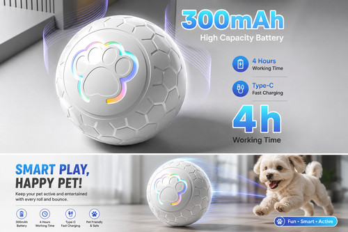 Smart interactive dog toy - smart, ball