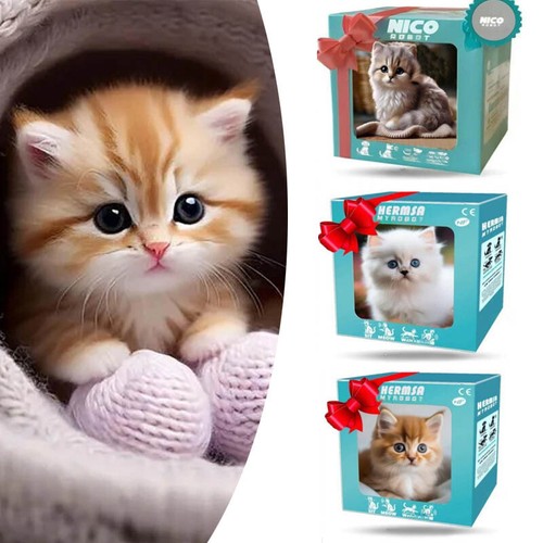 Realistic robot kitty cat - kitty,