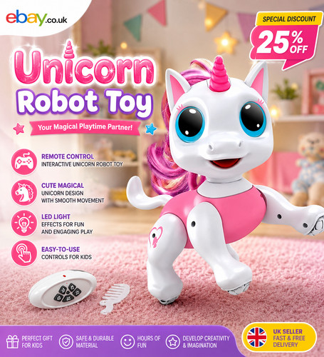 Interactive kids unicorn - kids,