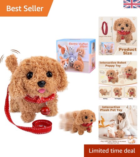 Plush electronic robot puppy - plush,