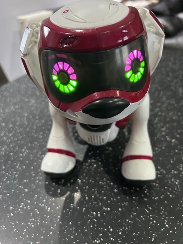 Teksta pink robot - robot, dog