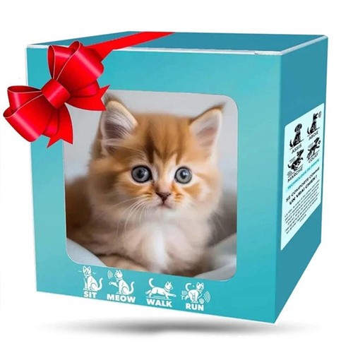 Realistic robot kitty - my, cat